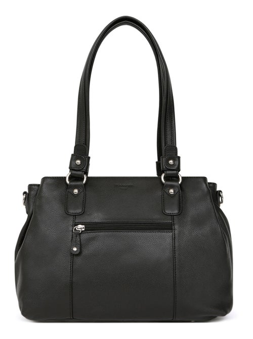Sac porté épaule 2 anses  Cuir CONFORT - Kiabi