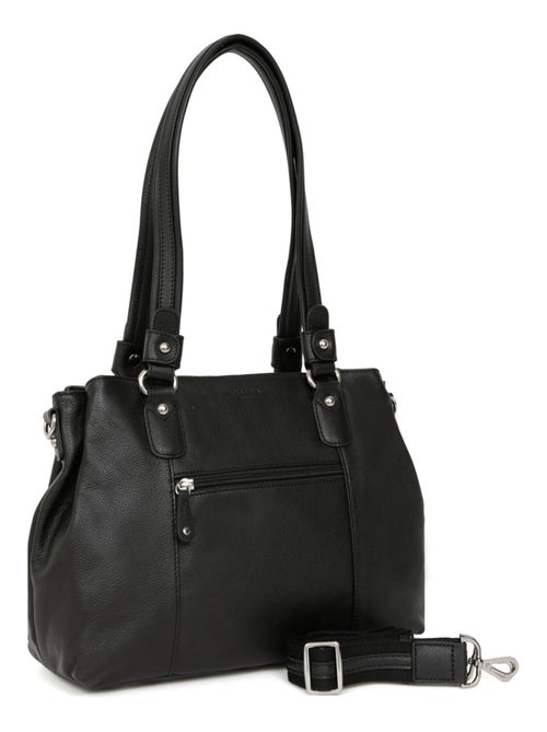 Sac porté épaule 2 anses  Cuir CONFORT - Kiabi