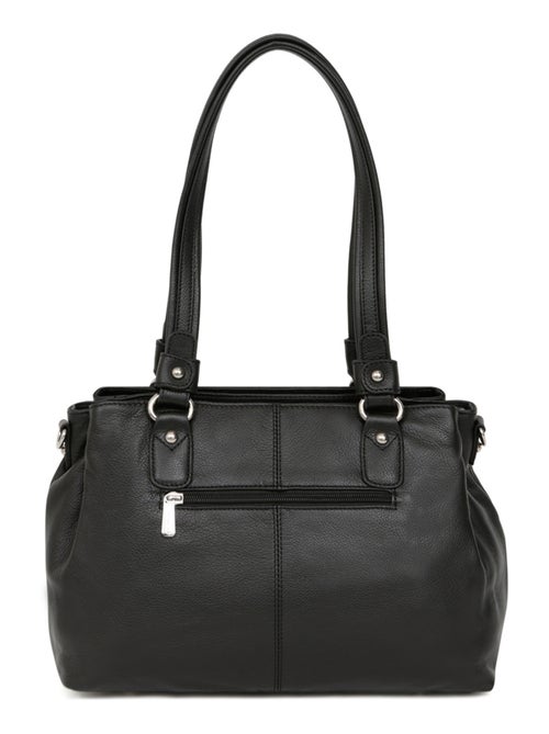 Sac porté épaule 2 anses  Cuir CONFORT - Kiabi