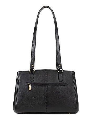 Sac porté épaule 2 anses cuir jeanne hexagona