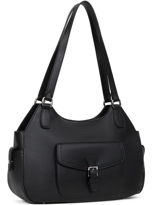 Sac porté épaule 2 anses  Cuir MIRABELLE - Kiabi