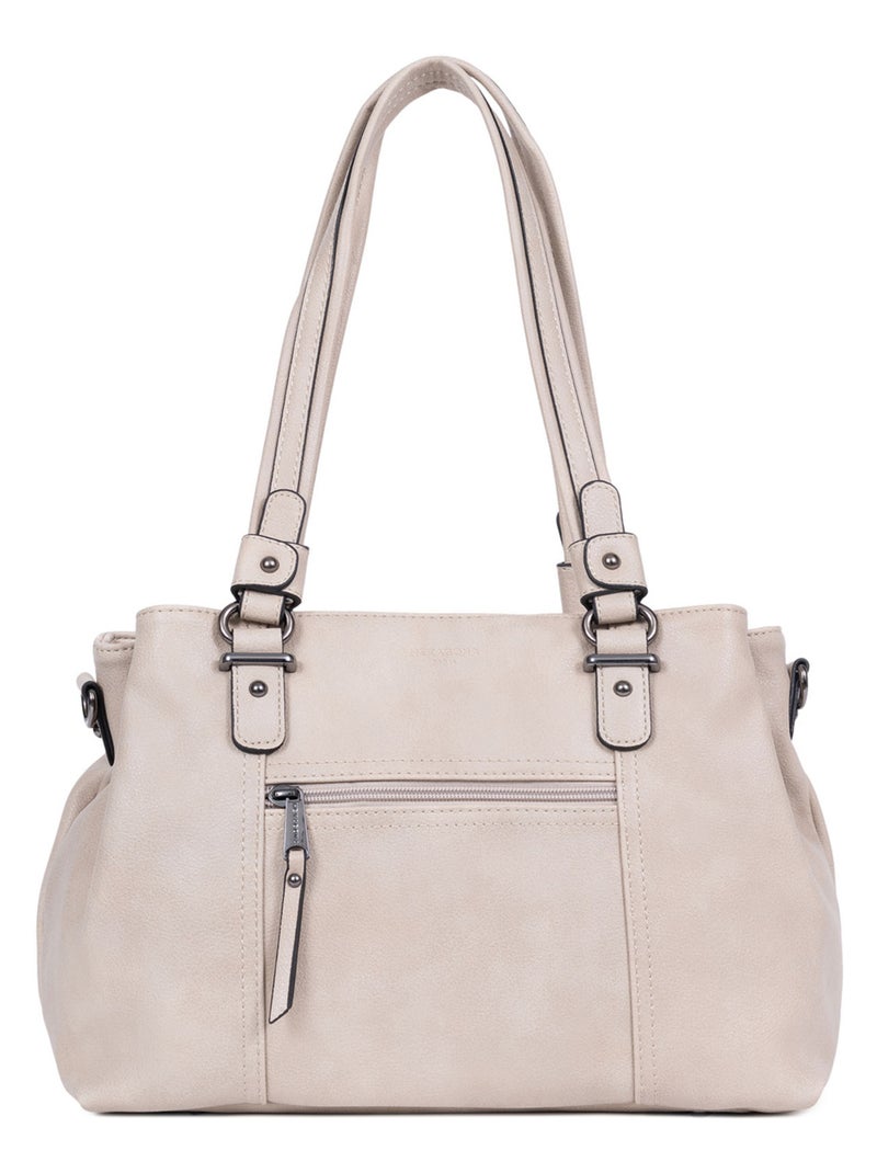 Sac porté épaule 2 anses GRACIEUSE Gris - Kiabi