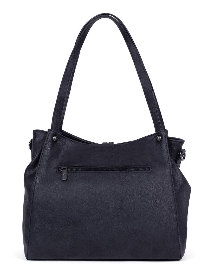 Sac porté épaule 2 anses GRACIEUSE Noir - Kiabi