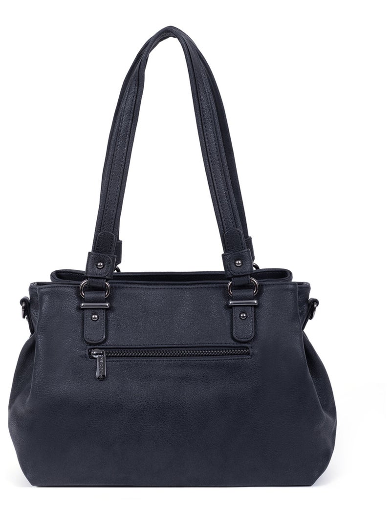 Sac porté épaule 2 anses GRACIEUSE Noir - Kiabi