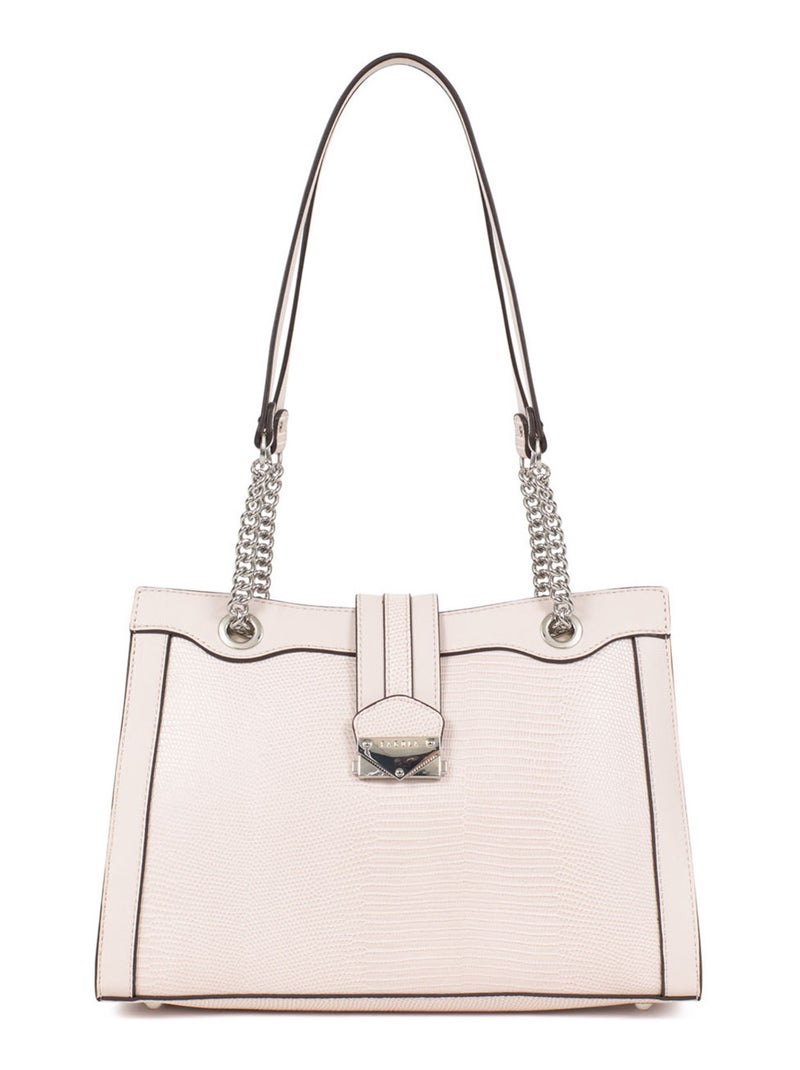 Sac porté épaule 2 anses Maria Femme Rose pâle - Kiabi