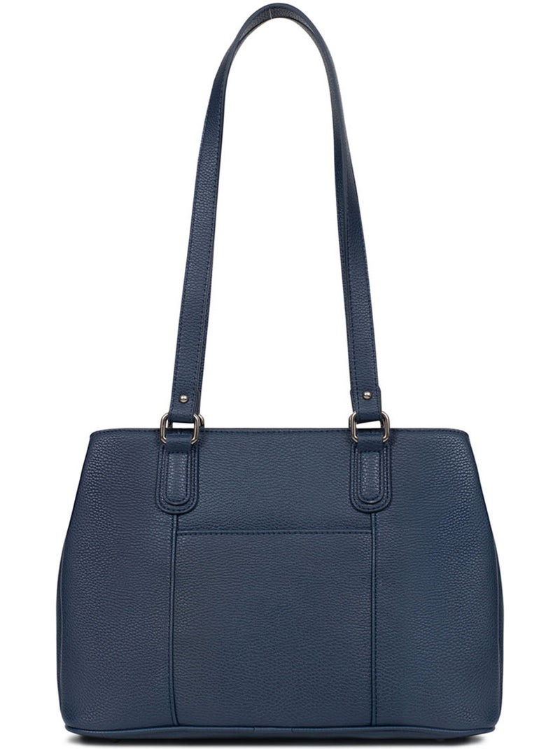 Sac porté épaule 2 anses MAYA Bleu marine - Kiabi