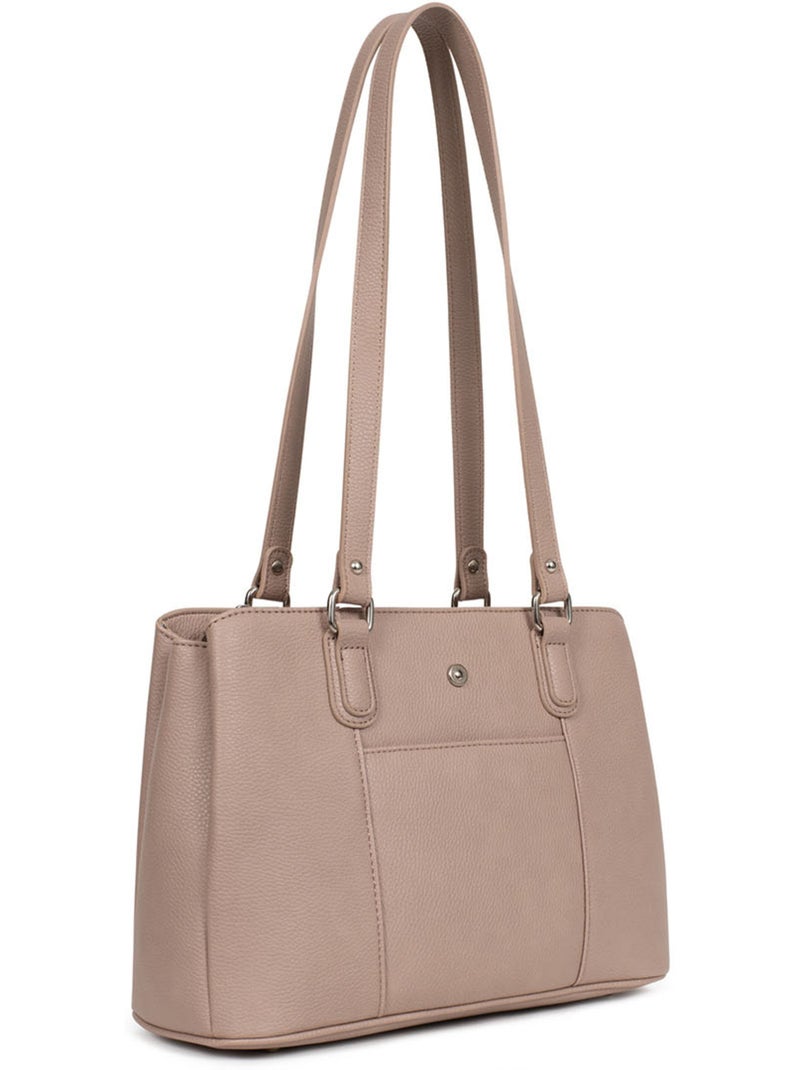 Sac porté épaule 2 anses MAYA Gris - Kiabi