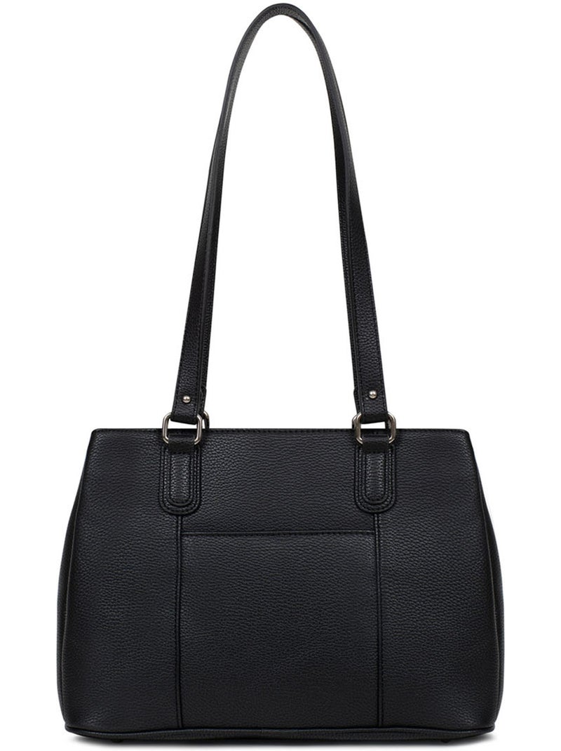 Sac porté épaule 2 anses MAYA Noir - Kiabi