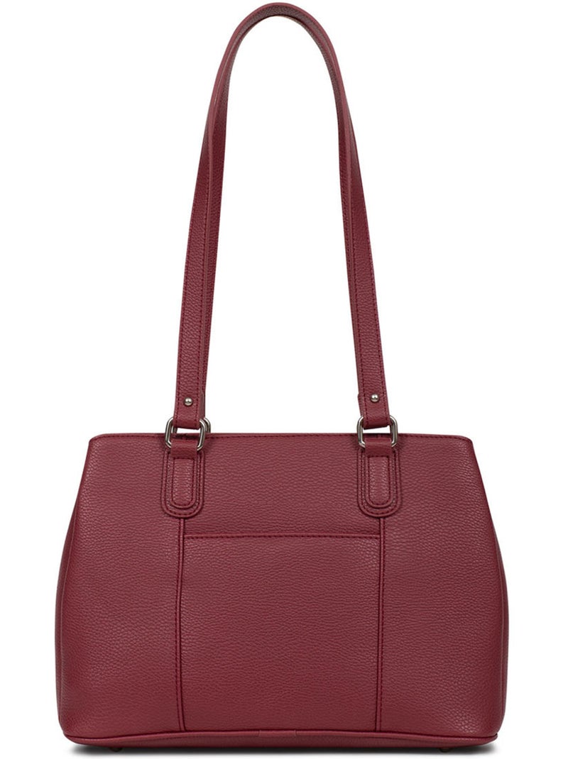 Sac porté épaule 2 anses MAYA Rouge carmin - Kiabi
