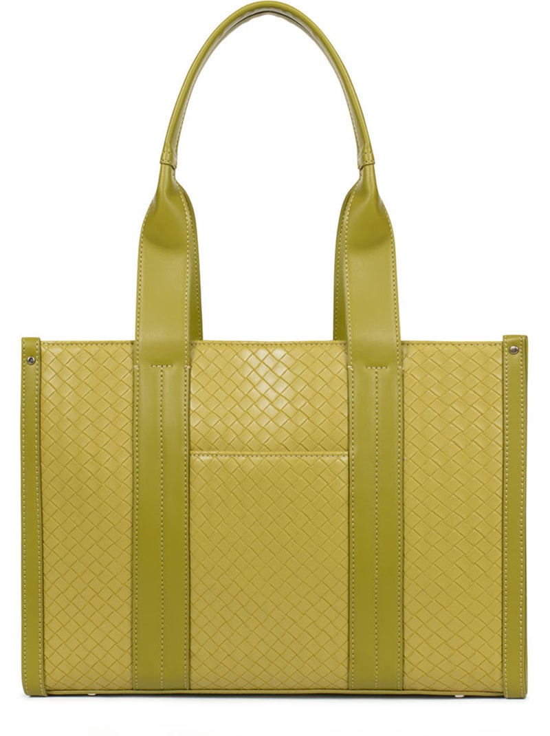 Sac porté épaule 2 anses nila hexagona Vert clair - Kiabi