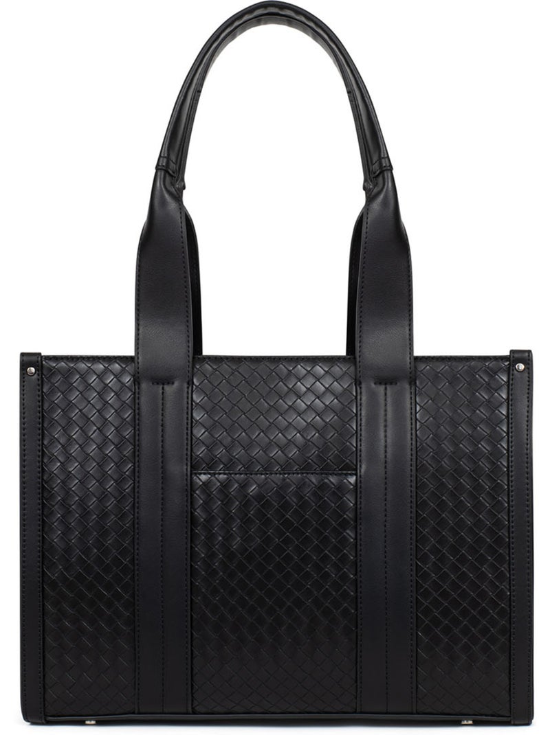 Sac porté épaule 2 anses NILA Noir - Kiabi