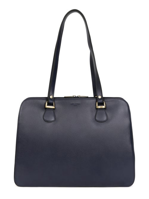 Sac porté épaule 2 anses  tablette & a4  cuir république hexagona - Kiabi