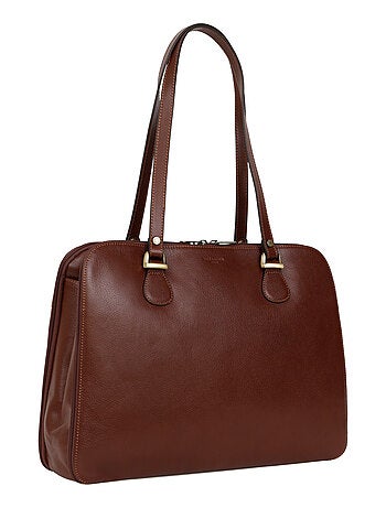Sac porté épaule 2 anses tablette & a4 cuir république hexagona