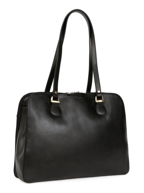 Sac porté épaule 2 anses  Tablette & A4  Cuir RÉPUBLIQUE - Kiabi