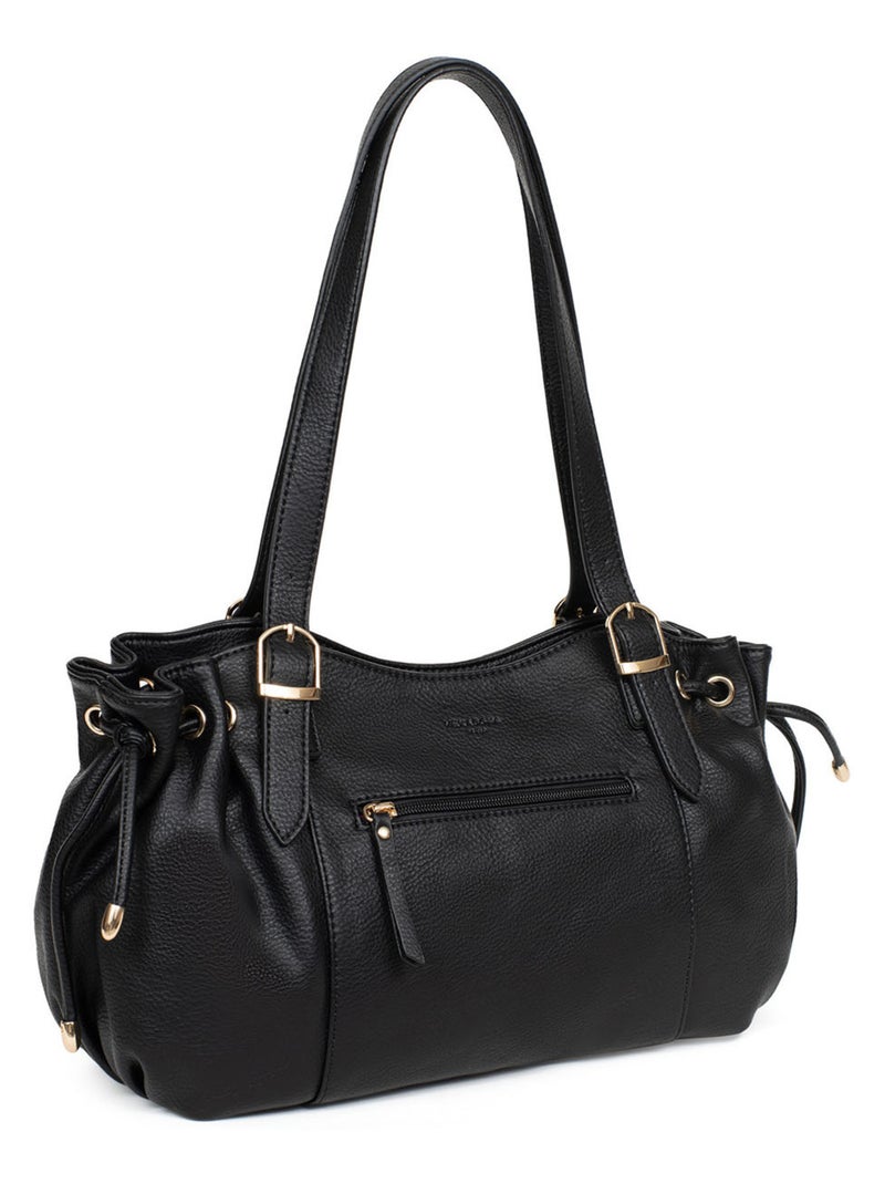 Sac porté épaule 2 anses TOSCANE Noir - Kiabi