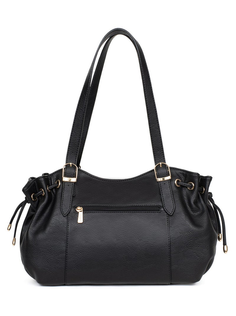 Sac porté épaule 2 anses TOSCANE Noir - Kiabi