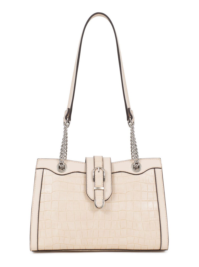 Sac porté épaule 2 anses Véra Femme Nude - Kiabi