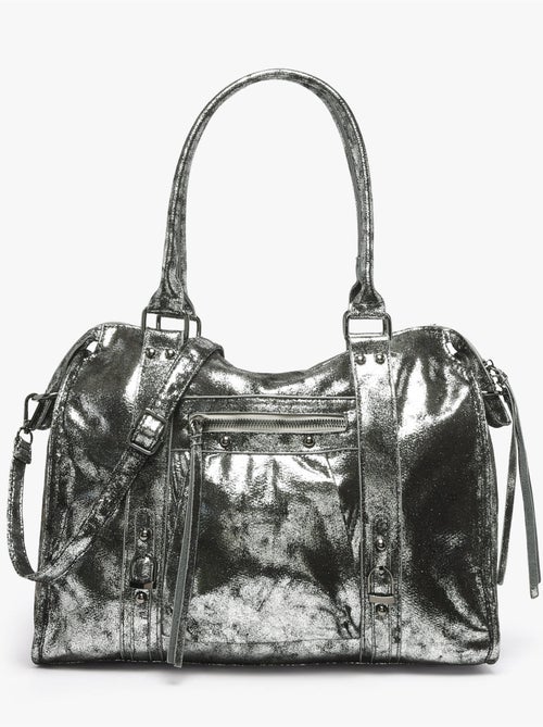 Sac porté épaule a4 format a4 gallantry toile enduite - Kiabi