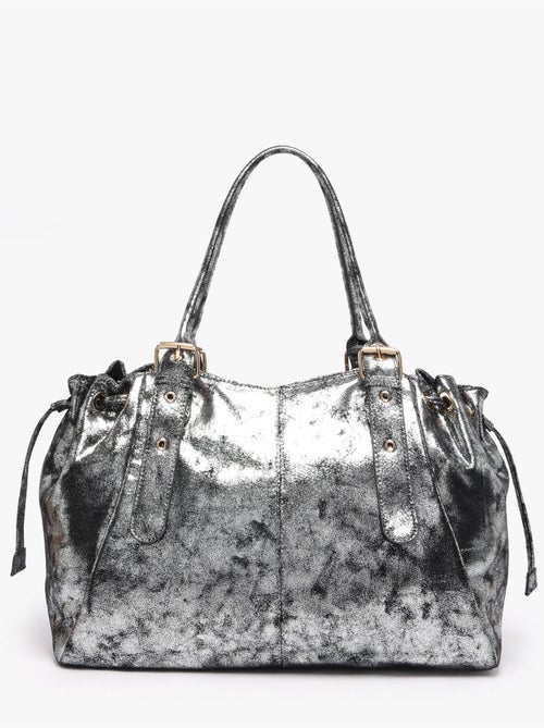 Sac porté épaule a4 lace gallantry toile enduite - Kiabi