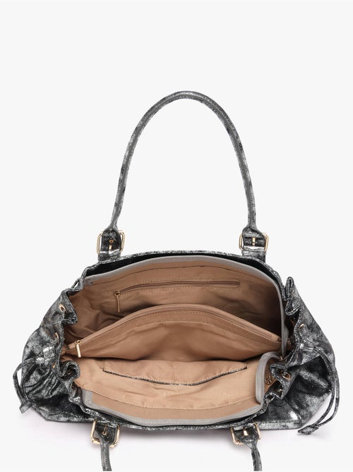 Sac porté épaule a4 lace gallantry toile enduite - Kiabi
