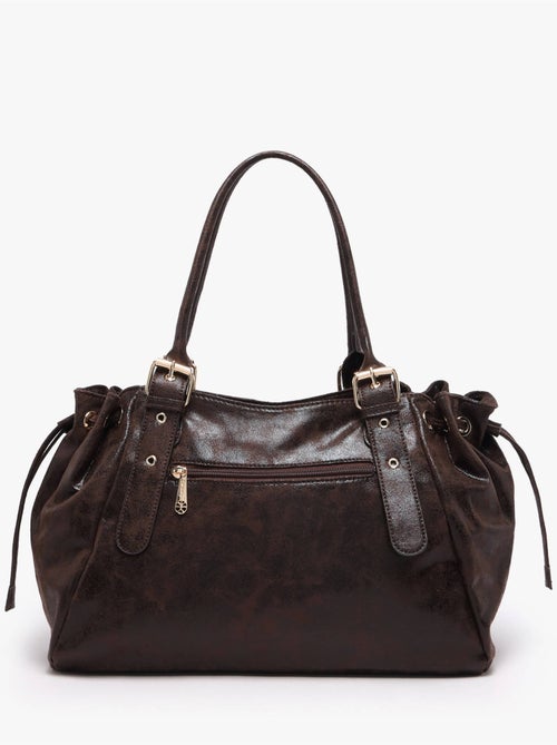 Sac porté épaule a4 lace gallantry toile enduite - Kiabi
