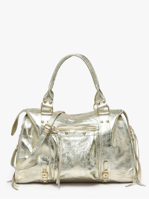 Sac porté épaule a4 nine cuir milano cuir de vachette - Kiabi