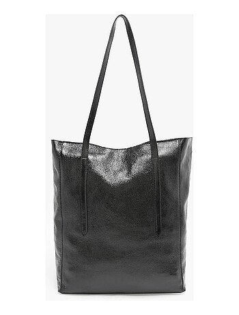 Sac Porté Épaule A4 Nine Cuir Milano Cuir De Vachette