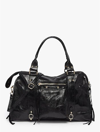 Sac porté épaule a4 nine cuir milano cuir de vachette