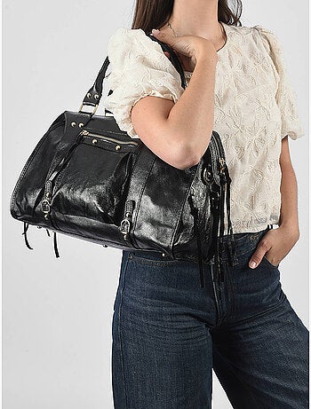 Sac porté épaule a4 nine cuir milano cuir de vachette