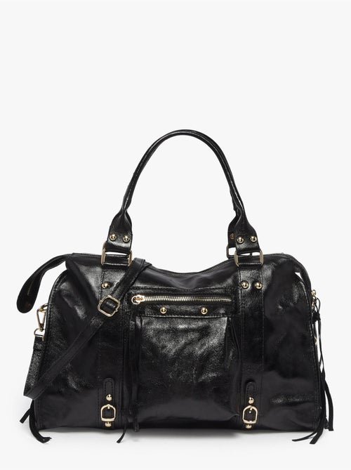 Sac porté épaule a4 nine cuir milano cuir de vachette - Kiabi