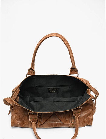 Sac porté épaule a4 spazzolato cuir milano cuir de vachette