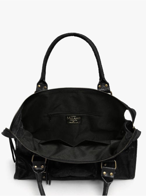 Sac porté épaule a4 spazzolato cuir milano cuir de vachette - Kiabi