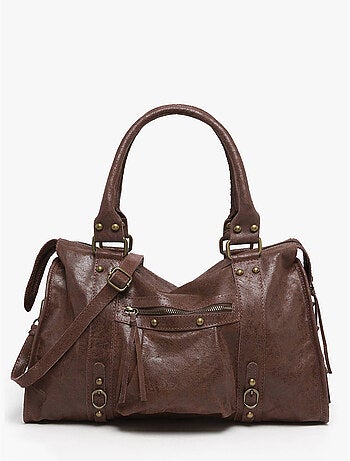 Sac porté épaule a4 spazzolato cuir milano cuir de vachette