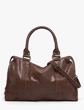 Sac porté épaule a4 spazzolato cuir milano cuir de vachette