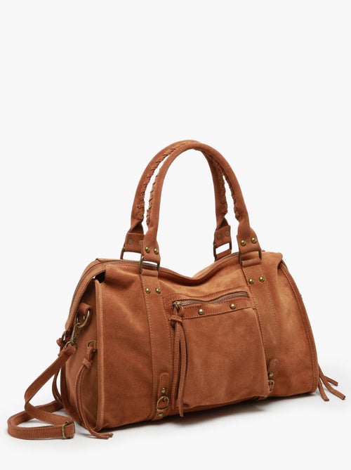 Sac Porté Épaule A4 Velvet Cuir Milano Cuir De Vachette - Kiabi