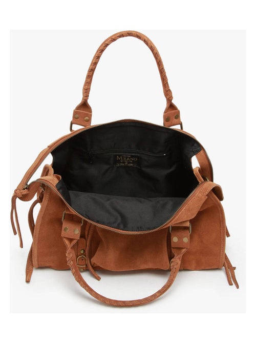 Sac Porté Épaule A4 Velvet Cuir Milano Cuir De Vachette - Kiabi