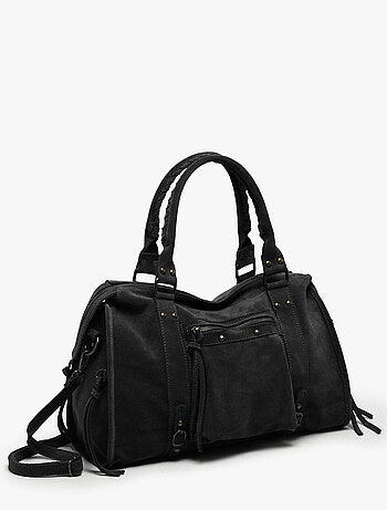 Sac Porté Épaule A4 Velvet Cuir Milano Cuir De Vachette