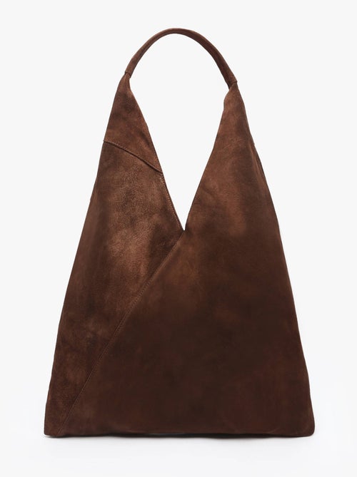 Sac Porté Épaule A4 Velvet Cuir Milano Cuir De Vachette - Kiabi