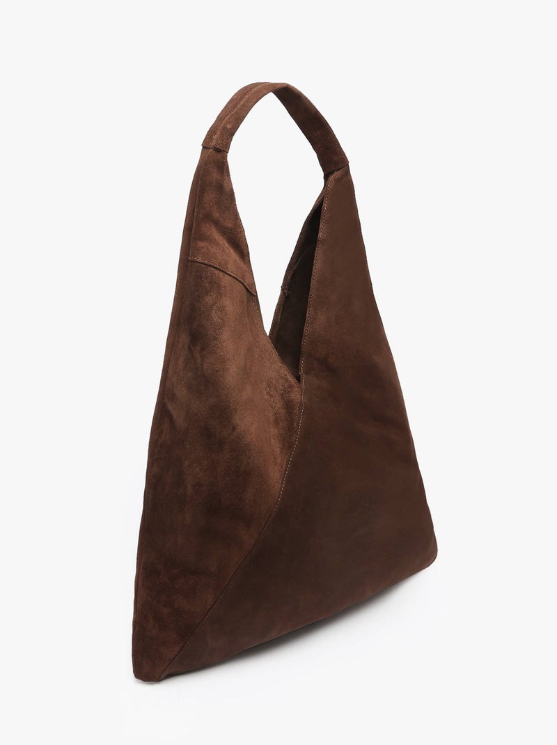 Sac Porté Épaule A4 Velvet Cuir Milano Cuir De Vachette Noir Rouge Noir - Kiabi