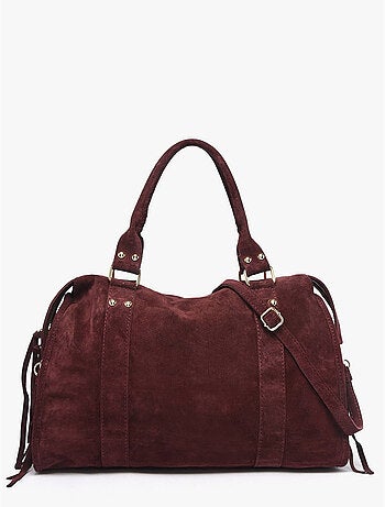 Sac porté épaule a4 velvet milano cuir de vachette