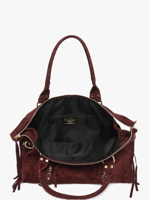 Sac porté épaule a4 velvet milano cuir de vachette - Kiabi Sac porté épaule a4 velvet milano cuir de vachette - Kiabi
