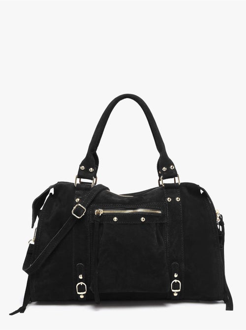Sac porté épaule a4 velvet milano cuir de vachette - Kiabi Sac porté épaule a4 velvet milano cuir de vachette - Kiabi