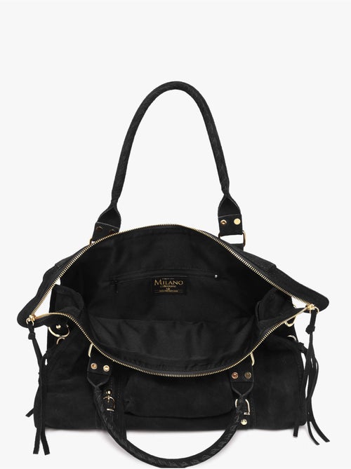 Sac porté épaule a4 velvet milano cuir de vachette - Kiabi Sac porté épaule a4 velvet milano cuir de vachette - Kiabi