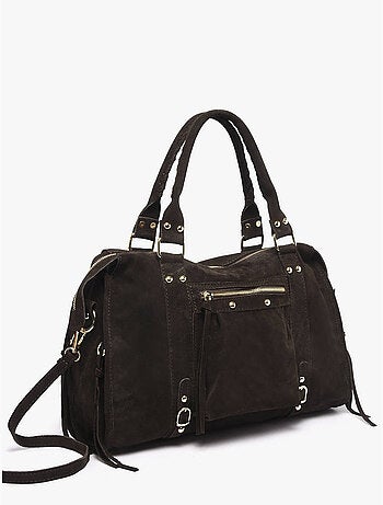 Sac porté épaule a4 velvet milano cuir de vachette