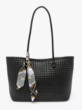 Sac Porté Épaule Braided Miniprix Toile Enduite