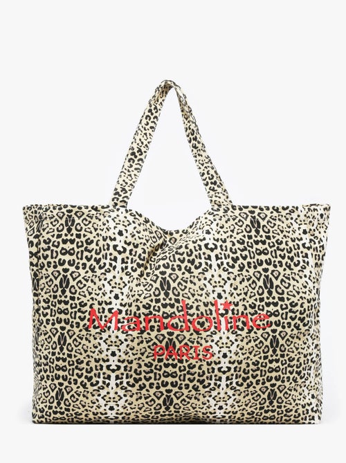 Sac Porté Épaule Cabas Coton Miniprix Coton Melange - Kiabi