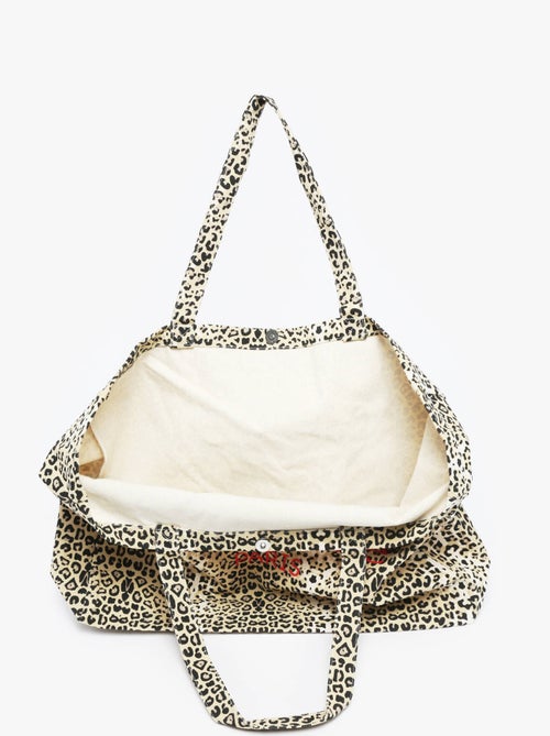 Sac Porté Épaule Cabas Coton Miniprix Coton Melange - Kiabi