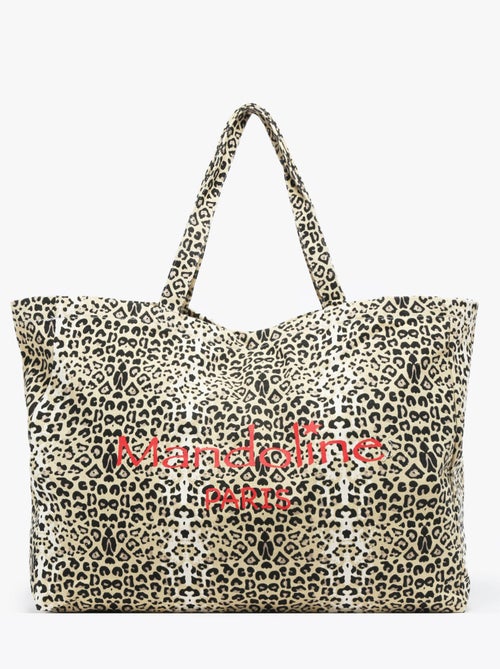 Sac Porté Épaule Cabas Coton Miniprix Coton Melange - Kiabi