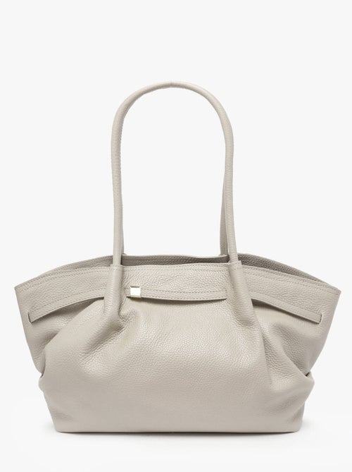 Sac Porté Épaule Caviar Cuir Milano Cuir De Vachette - Kiabi