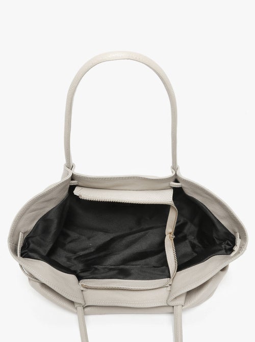 Sac Porté Épaule Caviar Cuir Milano Cuir De Vachette - Kiabi